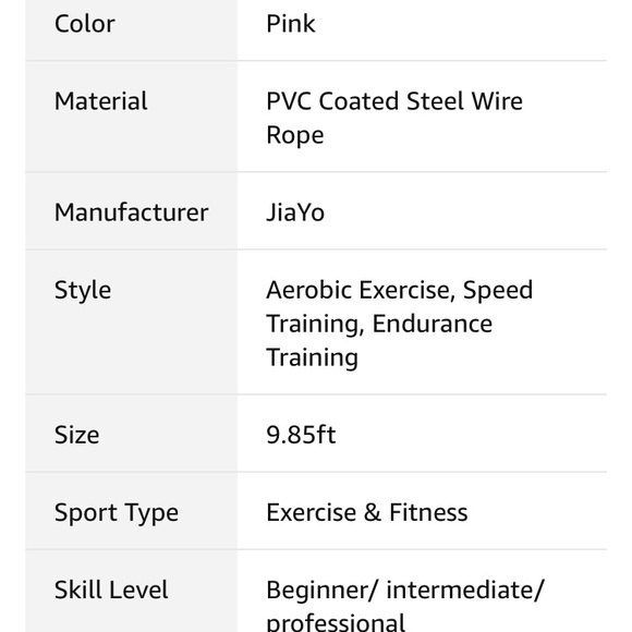 Cordless Jump Rope, Adjustable with Ball Bearings - Picture 10 of 11